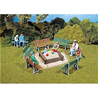FALLER Pola Set da 6 panchine per modellismo FALLER Pola Set da 6 panchine per modellismo