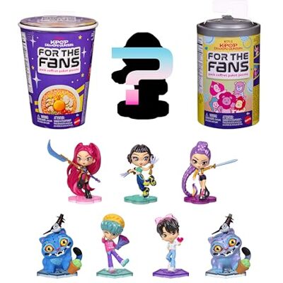 Mattel KPop Demon Hunters Personaggio "Per i Fan", action figure da 9 cm a sorpresa da collezionare, con accessorio e carta collezionabile inclusi, Mattel KPop Demon Hunters Personaggio "Per i Fan", action figure da 9 cm a sorpresa da collezionare, con accessorio e carta collezionabile inclusi,