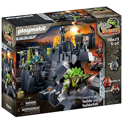Playmobil Dino Rise Dino Rock, con luci, Suoni, e Vibrazioni. dai 5 Anni Playmobil Dino Rise Dino Rock, con luci, Suoni, e Vibrazioni. dai 5 Anni
