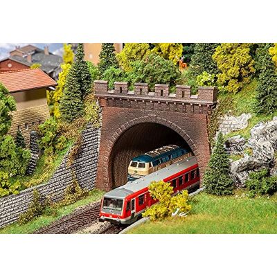 FALLER 2 portali a Tunnel, Kit Modello a 2 binari, Vari FALLER 2 portali a Tunnel, Kit Modello a 2 binari, Vari