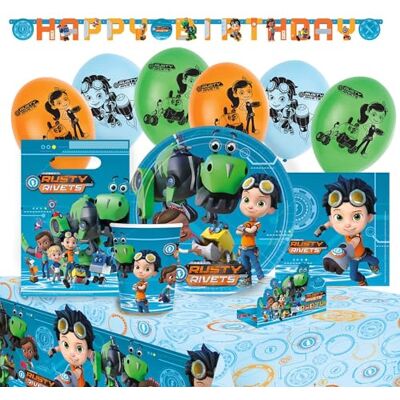 amscan Set Compleanno Rusty Rivets amscan Set Compleanno Rusty Rivets