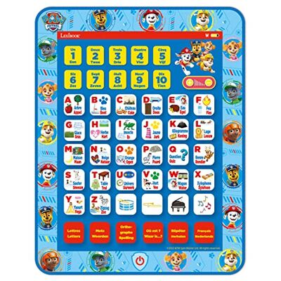 Lexibook Pat' Patrouille-Tablet educativo bilingue, Giocattolo per Imparare Lettere Numeri Vocabolario e Musica, Lingue Francese/Olandese, Blu, Colore () Lexibook Pat' Patrouille-Tablet educativo bilingue, Giocattolo per Imparare Lettere Numeri Vocabolario e Musica, Lingue Francese/Olandese, Blu, Colore ()
