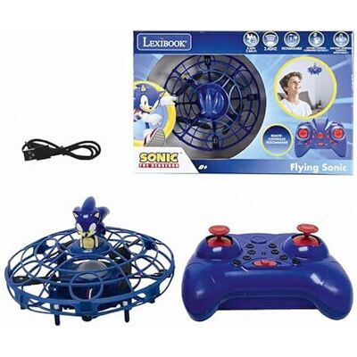 Lexibook , RC UFO Flying Sonic con luci e Controllo gestuale, Controllo a Mani libere con Batteria Ricaricabile, Blu, Lexibook , RC UFO Flying Sonic con luci e Controllo gestuale, Controllo a Mani libere con Batteria Ricaricabile, Blu,