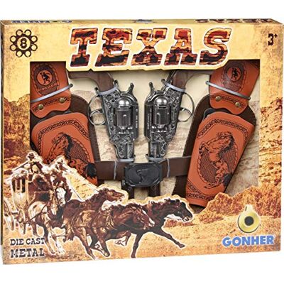 Gonher Set Pistoleri del Texas, Due Revolver a 8 Colpi () Gonher Set Pistoleri del Texas, Due Revolver a 8 Colpi ()