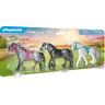 Playmobil 3 Cavalli, Frisone, Knabstrupper e Andaluso