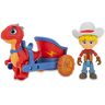 Giochi Preziosi Dino Ranch Jon & Blitz, Veicolo con Dinosauro e Personaggio Alto Circa 7.5 cm, Come Visto in TV, per Bambini a Partire dai 3 Anni,