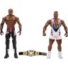 Mattel WWE Championship Showdown Set da 2 personaggi Big E contro Bobby Lashley, action figures alte più di 15 cm, Friday Night Smackdown Battle Pack, giocattolo per bambini, 6+ anni,