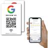 MESSAGENES Adesivo Lascia una Recensione su Google QR e NFC   Pack 2 Unità 8,6 x 5,5 cm   Valutazioni in 1 Clic   Incrementa il Numero di Recensioni per la tua Negozio   Cambia il Link Quando Vuoi