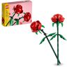 Lego Creator Rose Set di Fiori Finti Compatibile con Bouquet di Fiori Artificiali, Decorazione per Casa, Idee Regali Donna, Uomo, Lei, Lui, Festa della Mamma, Accessori Camera da Letto