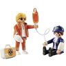 Playmobil Duo Pack  Dottore e poliziotta Giocattolo per Bambini dai 4 Anni