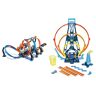 Hot Wheels , Pista Schianti Rotanti con Propulsori Motorizzati, Giocattolo per Bambini 5+ Anni, FTB65, Esclusivo Amazon & Track Builder, Playset Pista Triplo Loop, con Macchinina