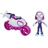 Hasbro Spidey e i Suoi Fantastici Amici Ghost-Spider e Copter-Cycle, Action Figure e Veicolo, per Bambini dai 3 Anni in su