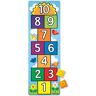 Melissa & Doug - Hop & Count Hopscotch Tappeto (imballaggio frustrato), Cuori,