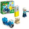 Lego DUPLO Motocicletta Della Polizia, Moto Giocattolo e Cane per Bambini e Bambine da 2 Anni in su, Giochi Creativi per lo Sviluppo di Abilità Motorie, Piccola Idea Regalo di Compleanno