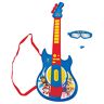 Lexibook - Paw Patrol La Squadra dei Cuccioli Chitarra Elettronica illuminata, Occhiali con Microfono, Canzoni Demo, MP3 Plug, Blu/Rosso,