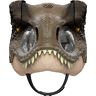 Jurassic World Dominion Maschera T-Rex Mordi e Ruggisci, costume da dinosauro con più livelli di movimento e ruggiti, per bambini dai 6 anni in su, Giocattolo per Bambini 6+ Anni,