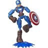 Hasbro Captain America Bend And Flex (Action Figure Flessibile 15cm)