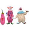 NECA Killer Klowns dallo Spazio Esterno Toony Terrors Slim & Paffuto 2Pk