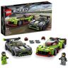 Lego Speed Champions Aston Martin Valkyrie AMR Pro e Aston Martin Vantage GT3, Set con 2 Auto Giocattolo, Modelli di Auto Supercar da Costruire, Giochi per Bambini e Bambine da 9 Anni in su