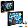 Lego Ideas Vincent Van Gogh La notte stellata 21333, decorazione da parete in 3D con minifigure artistiche, set creativo per adulti