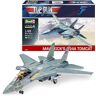 Revell Maverick's F-14A Tomcat Top Gun   Autentico modello di aviatore   Con ali girevoli mobili e personaggio pilota   Impressionante pezzo da collezione in scala 1:48   97 pezzi