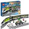 Lego City Treno Passeggeri Espresso, Locomotiva Giocattolo Telecomandata con Luci Dimmerabili, Banchina, 6 Minifigure e Binari, Giochi per Bambini, Bambine, Ragazzi e Ragazze, Idee Regalo