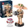 Lego Harry Potter Dobby l'Elfo Domestico, Regalo per Ragazze, Ragazzi, Adolescenti e Tutti i Fan da 8 Anni in su, Modello Snodabile di Personaggio Iconico, Gioco da Collezione