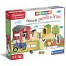 Clementoni - Sapientino Fattoria Parole e Frasi Montessori 3 Anni, Gioco educativo Animali, Sviluppo linguaggio-Made in Italy, Multicolore,