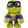 Mattel Tartarughe Ninja: Caos Mutante Donatello, morbido peluche alto 20+ cm con maschera viola, look ispirato a Donnie Genio della Tecnologia del film, giocattolo per bambini, 3+ anni,