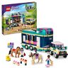 Lego Friends Rimorchio per Spettacolo Equestre con 2 Cavalli Giocattolo, Macchina SUV e Accessori per l'Equitazione, Giochi per Bambini, Bambine, Ragazzi e Ragazze, Idea Regalo Fan degli Animali