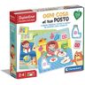 Clementoni Sapientino Ogni Cosa al Suo Posto, gioco educativo 2 anni con schede illustrate, tessere ad incastro, Play For Future, Made in Italy,