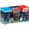 Playmobil City Action  Starter Pack Ladro e Cassaforte, Giocattoli per Bambini dai 4 Anni