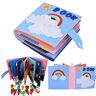 Quiet Book attività Board Giocattoli Montessori, 3D Felt Busy Book Sensory Learning Toys & Soft Fabric Early Learning Life Skills