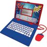 Lexibook Spider-Man Computer portatile educativo bilingue italiano/inglese 124 attività per un apprendimento divertente e interattivo Matematica, logica, musica, orologio