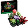 Lego Icons Piante Grasse Artificiali, Hobby Creativo Adulti, Idee Regalo Donna o Uomo, Lei o Lui, Festa della Mamma, Collezione Botanica con 9 Piccole Piante, Arredamento Casa, Bouquet di Fiori