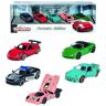 Smoby Majorette Porsche Gift Pack 5 Pezzi Scala 1:64, 3 Anni