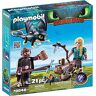 Playmobil Dragons , Hiccup e Astrid con Baby Dragon