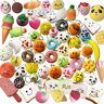 Karids Confezione da 20 Antistress Assortiti Squishi Squishies, Antistress Morbido Gigantesco Medio Mini, a Forma di Torta/Panda/Pane/Panini da attaccare al Telefono, con Un Buon Odore