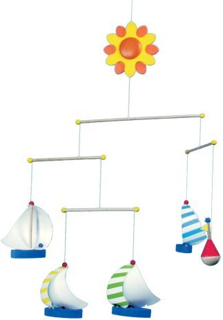 Niermann Mobile Baby, Barca a Vela, Multicolore