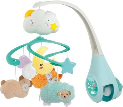 Clementoni Giostrina Culla, Sweet Cloud COT Mobile, Gioco Primi Mesi, Multicolore,