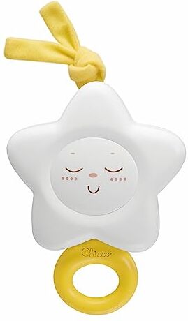 Chicco Carillon Ninna Stella per Bambini, Dolce Carillon a Forma di Stella con Delicate Melodie, Facile da Agganciare a Culla o Lettino, 0 Mesi +