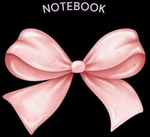 Queen, Bow Notebook: Girly Princess Bow lined notebook