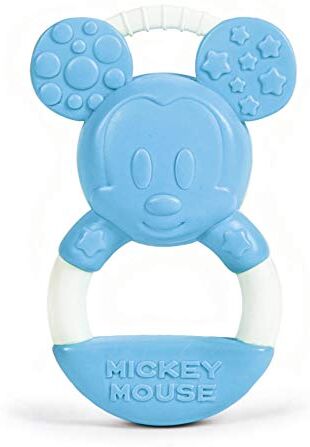 Clementoni Disney Baby Mickey Anello Mordicchioso Gioco Dentizione E Massaggia Gengive Per Neonati, Bambino 0 18 Mesi