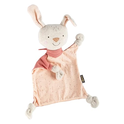 Sigikid Asciugamano da fiuto a forma di coniglio, colore: rosa/bianco