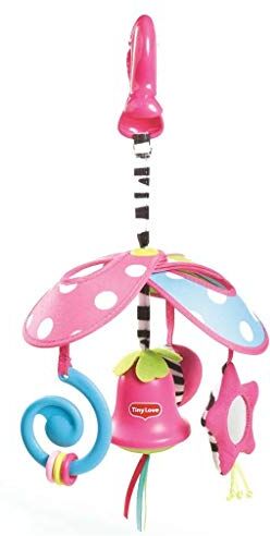 Tiny Love Pack & Go Mini Mobile Tiny Princess Giostrina Portatile, Giochi Passeggino con Gancio Universale, Sonaglio Neonato, 0 Mesi +