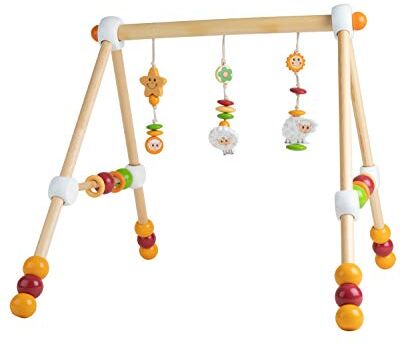 BIECO bambini Palestrina neonato legno   palestra neonati   palestrina neonato montessori   tappeto sensoriale bambini   giocattoli legno neonati   giochi legno neonati   giocattoli legno neonati