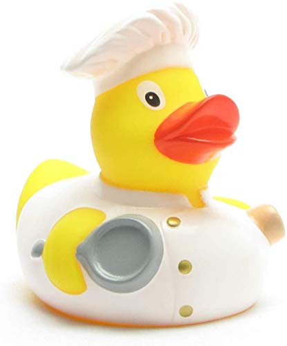 Duckshop Koch Paperella da bagno, colore: bianco, dimensioni: 8,5 cm