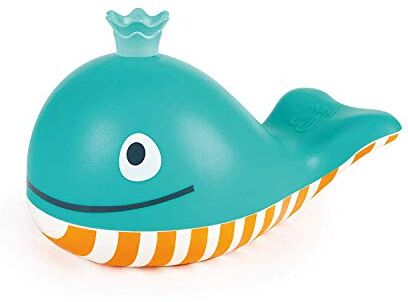 Hape Bubble Blowing Whale , Baby Squirt Toy for Bath Time Play, Blue