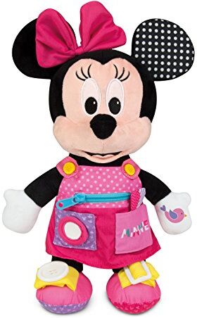 Clementoni Disney Baby Minnie Abilities Peluche, Multicolore,