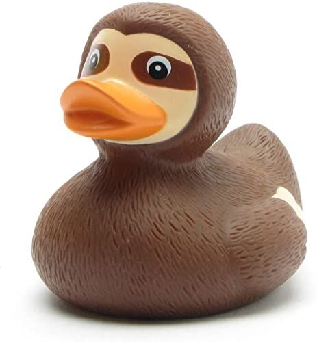 Duckshop Paperella da bagno con scritta in lingua inglese "I cigoli", lunghezza: 9,5 cm